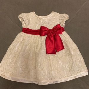 Holiday dress for baby girl - 12M
